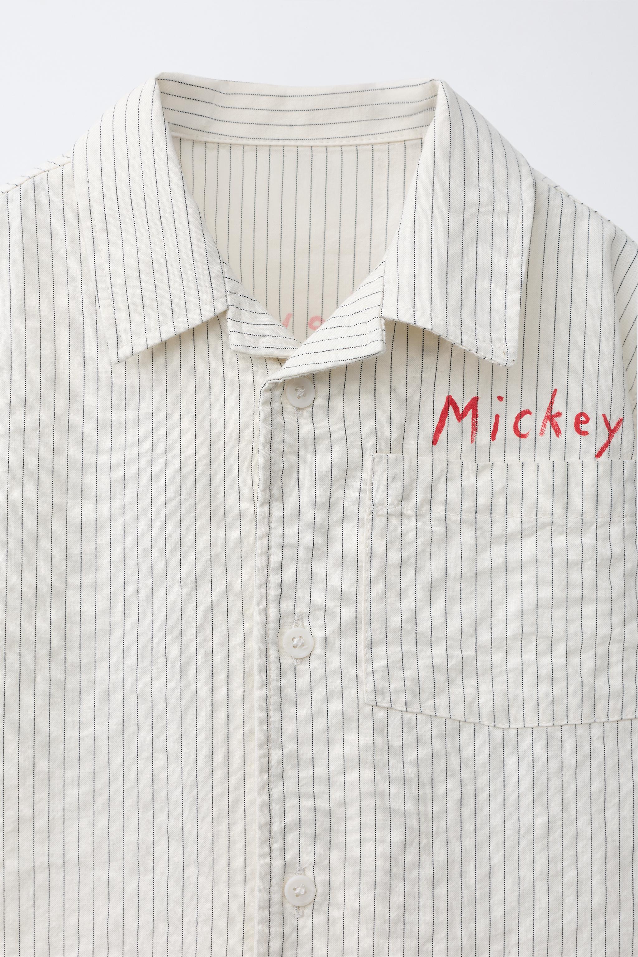 MICKEY MOUSE © DISNEY STRIPED SHIRT